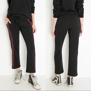Xirena Women's Taylor 100% Cotton Track Pants Joggers in Black Steel Size Small